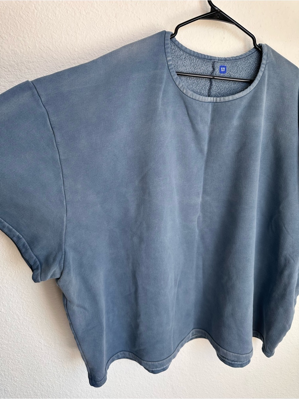 Yeezy Gap Yoke Tee Bluestine XXL 2XL Oversized Cotton Shirt‎ Kanye West - Picture 11 of 13